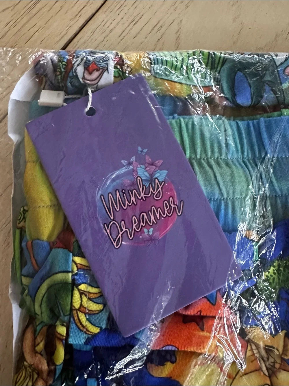 NWT Minky Dreamer Bamboo Once Upon a Cupcake Joggers Pants Adult Unisex size M